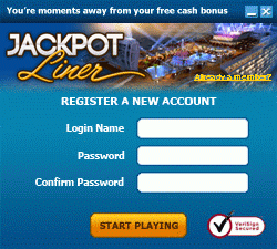 bingo liner registration screenshot