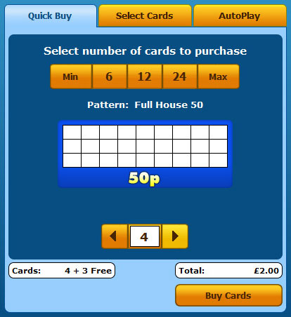 buying bingo liner 90 ball bingo cards