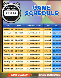 bingo liner mega bingo network bingo game schedule