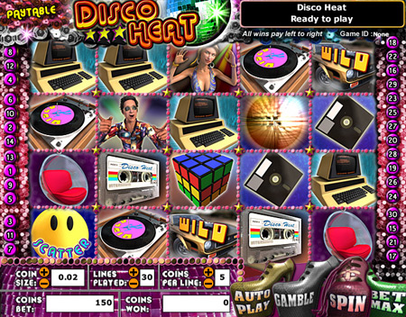 bingo liner disco heat 5 reel online slots game