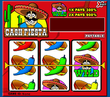 bingo liner cash fiesta 3 reel online slots game